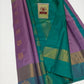 Authentic Lavender & Teal Green Pure Silk Kanjivaram Saree