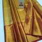 Premium Metallic Gold & Crimson Maroon Pure Silk Kanjivaram Saree (Silk Mark Certified)