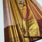 Premium Blush Pink & Deep Wine Pure Silk Kanjivaram Saree (Silk Mark Certified)